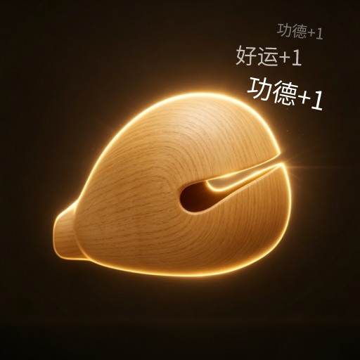 佛系敲敲木鱼